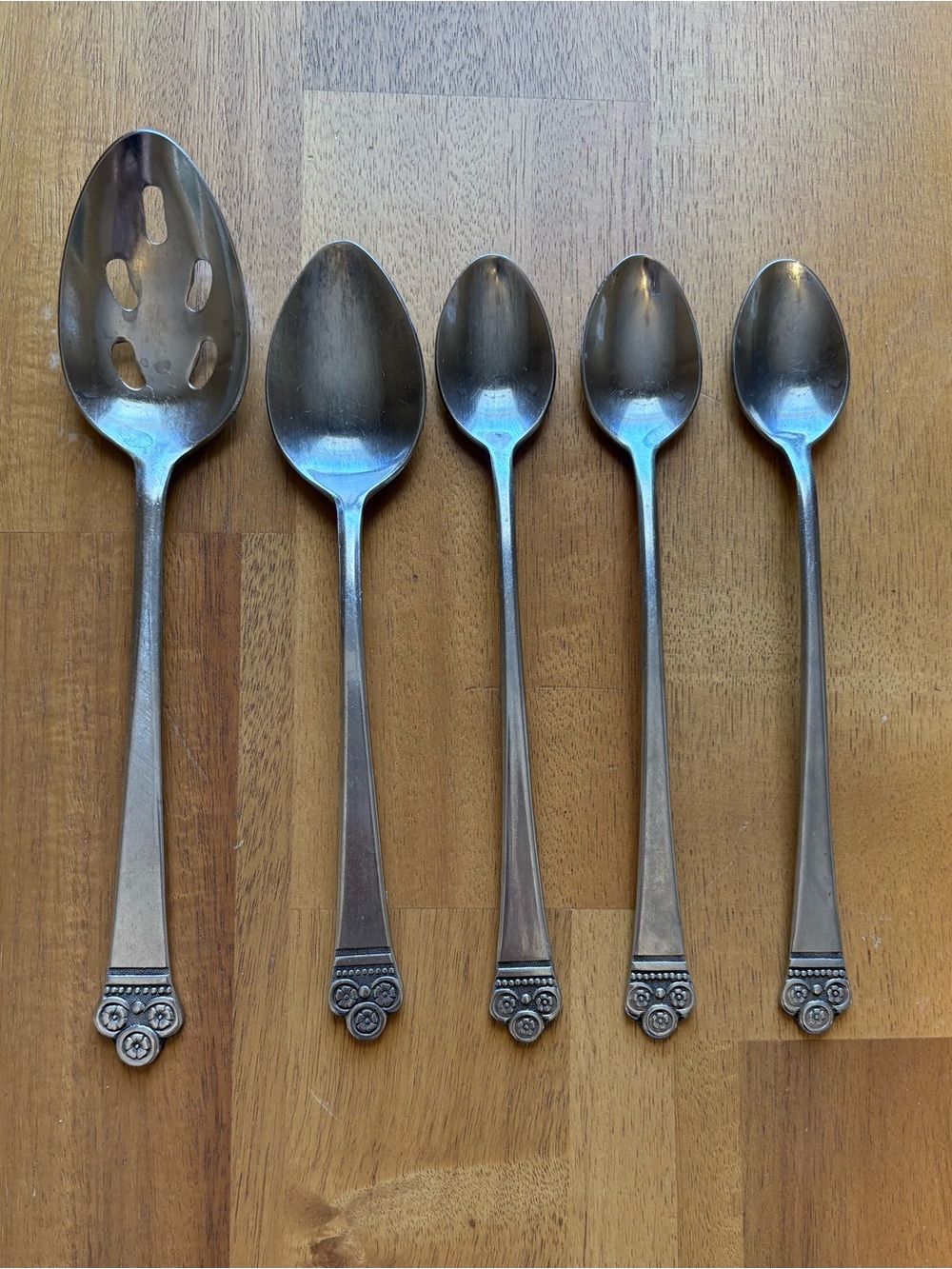 National Stainless Costa Mesa 5 piece stainless steel spoon set